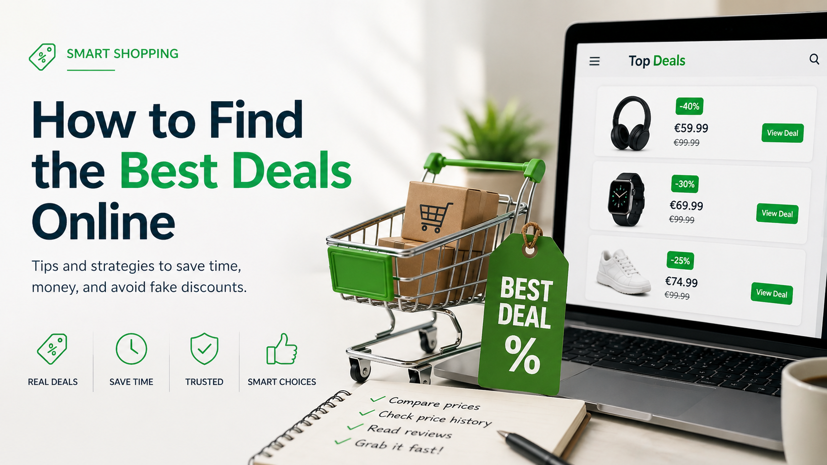 Featured image for blog post: How to Find the Best Deals Online (Without Wasting Hours)
