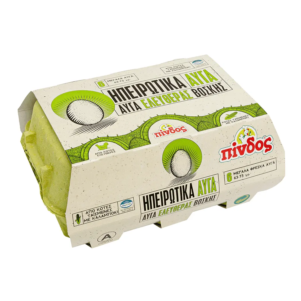Image for Πινδος Αυγα Ελευθερας Βοσκης 6τεμ Large στο MyMarket